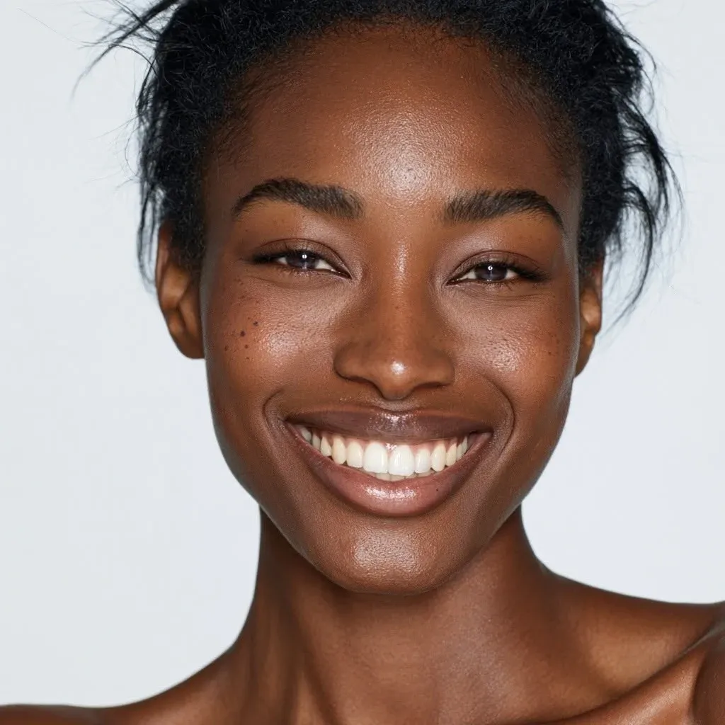 Portrait naturel d’une femme souriante